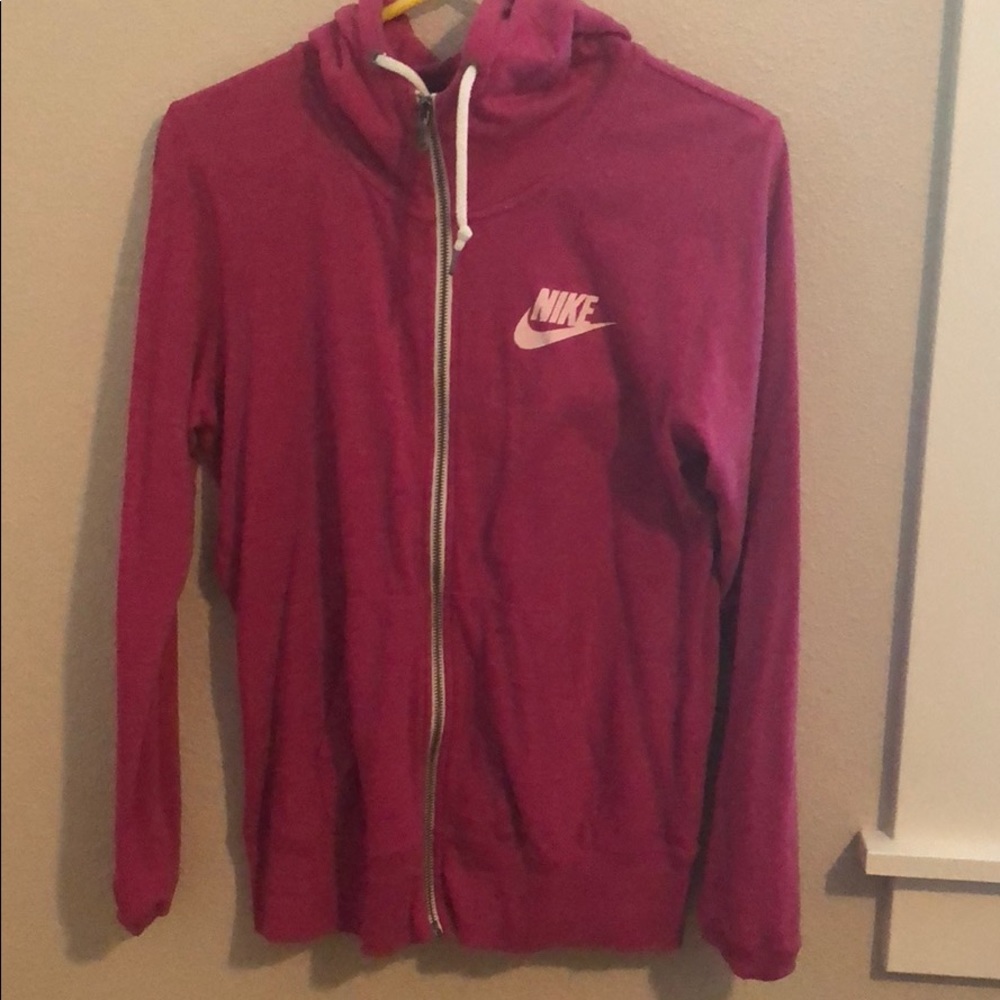Lightweight heather pink Nike jacket